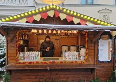 Ausschankhütte Glühwein
